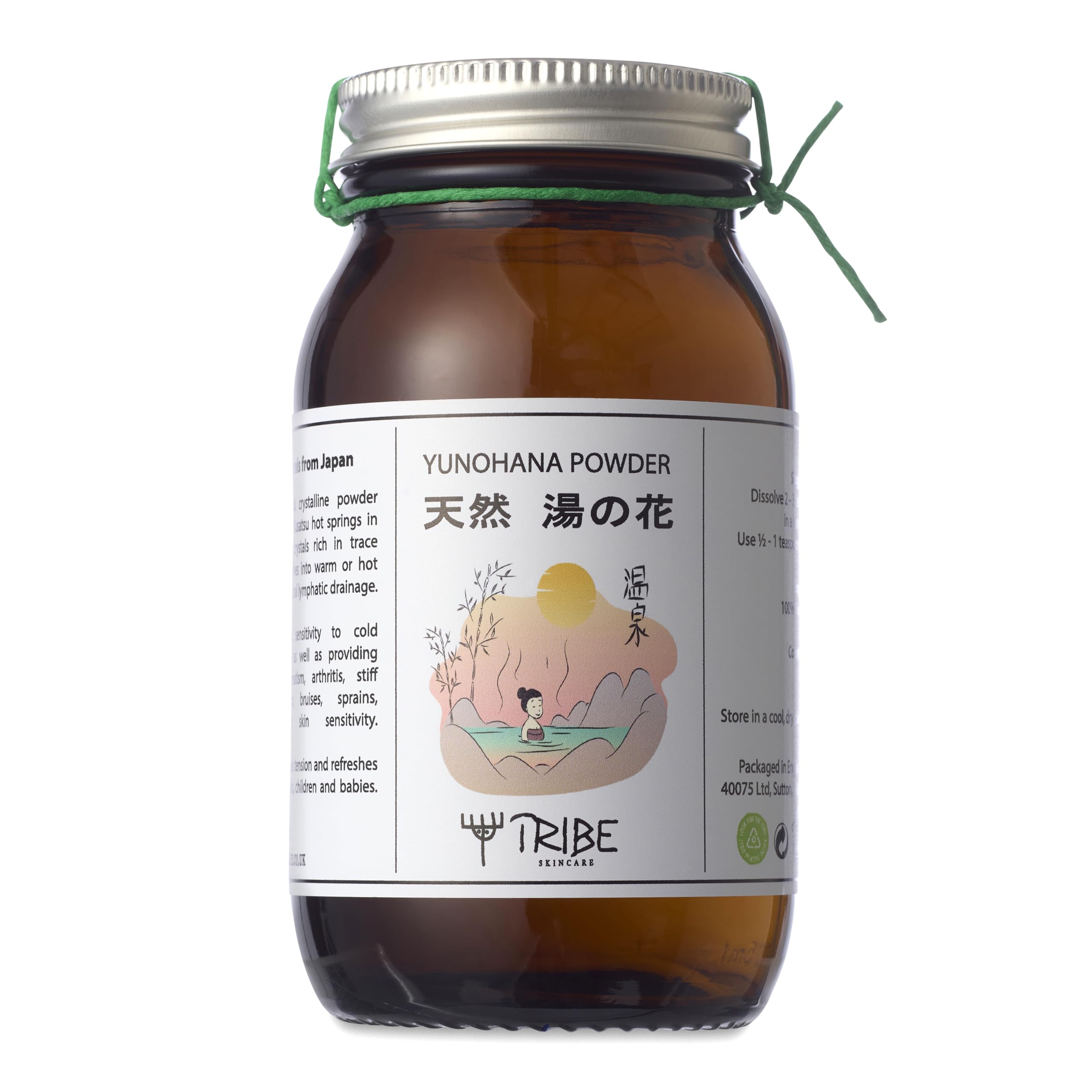 Yunohana Natural Hot Spring Bath Powder from Kusatsu Japan - Relaxing Mineral Soak for Stress Relief & Skin Care | Perfect for Home Spa, Gift Sets & Aromatherapy