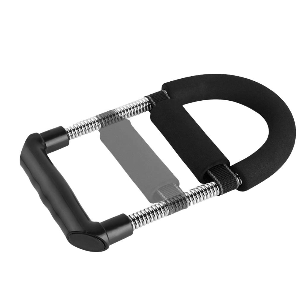 Adjustable Arm Strength Trainer - Home Gym Equipment for Chest & Grip Workouts | Portable Muscle Building Device for Men & Women | Perfect for Home Fitness, Office Breaks & Travel Workouts (Black)