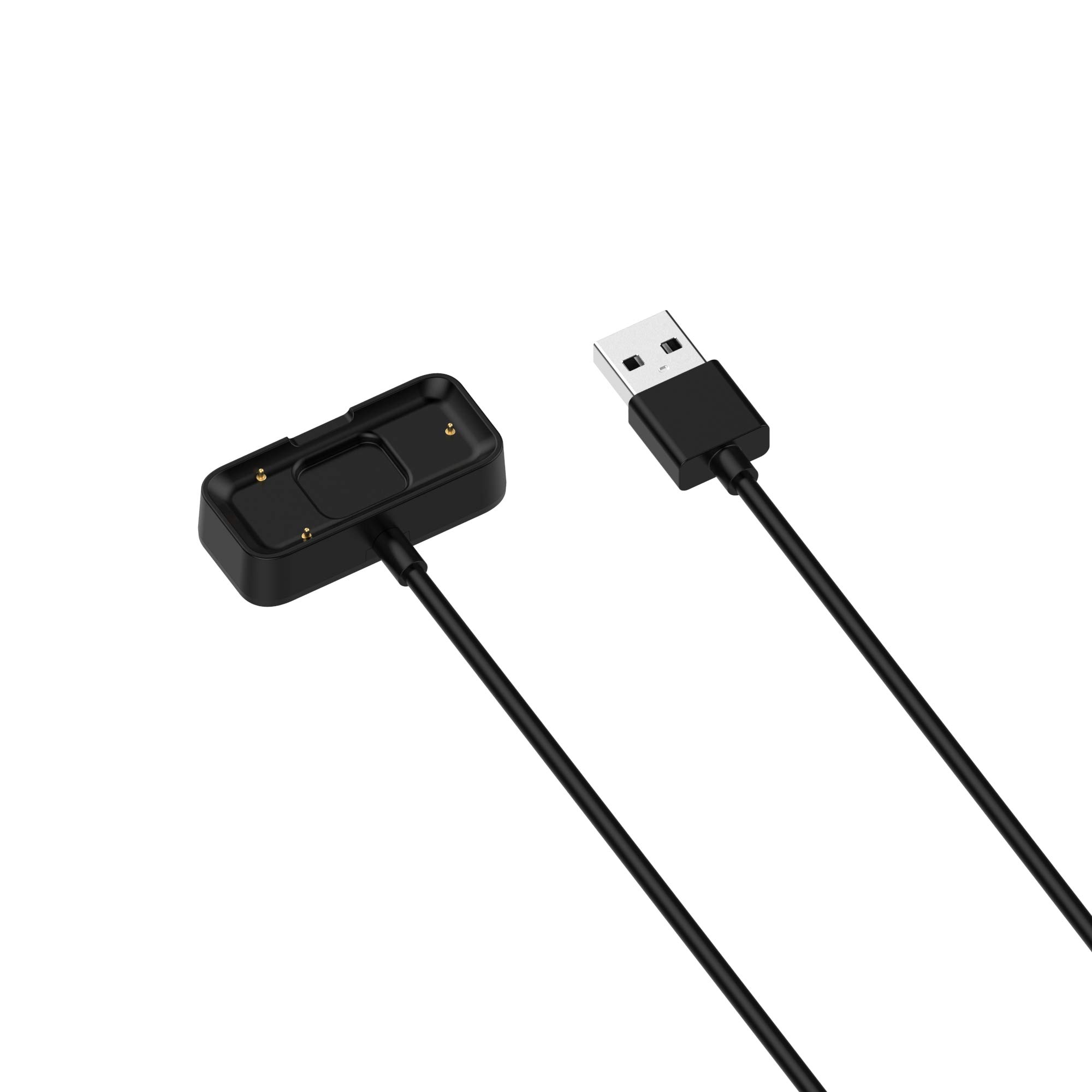 FitTurn Replacement USB Charger Cable for Withings Steel HR Watch - Compatible Charging Adapter & Dock Accessories (Black) | Perfect for Home, Office & Travel Charging