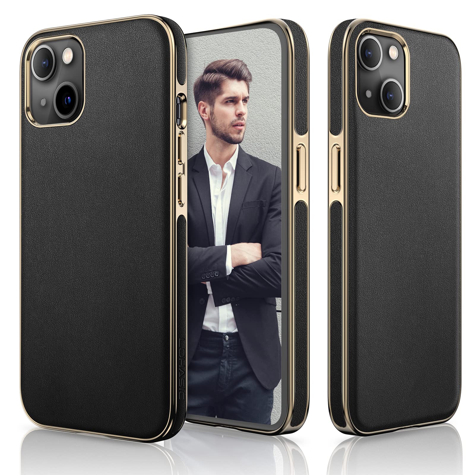 Premium Luxury Leather Case for iPhone 13 (6.1
