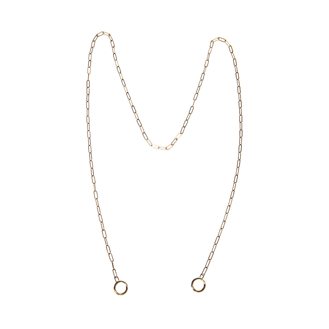 14K Gold Square Link Chain Necklace for Women - Elegant Layering Necklace Jewelry Gift for Her - Perfect for Everyday Wear, Date Nights & Special Occasions