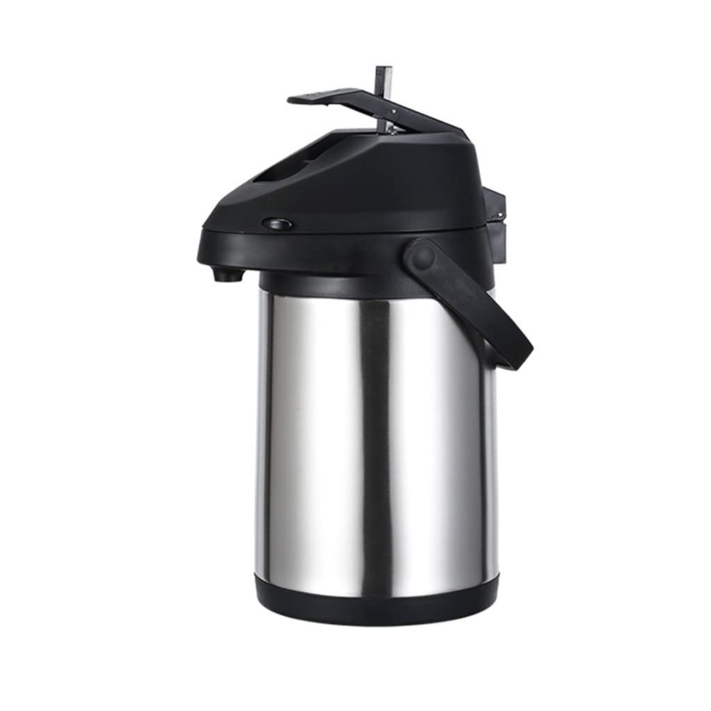 Premium Stainless Steel Thermal Coffee Carafe - 24-Hour Heat Retention, Large Capacity Double-Wall Vacuum Insulated Travel Kettle for Home & Office Use | Perfect for Camping, Road Trips & Daily Commute
