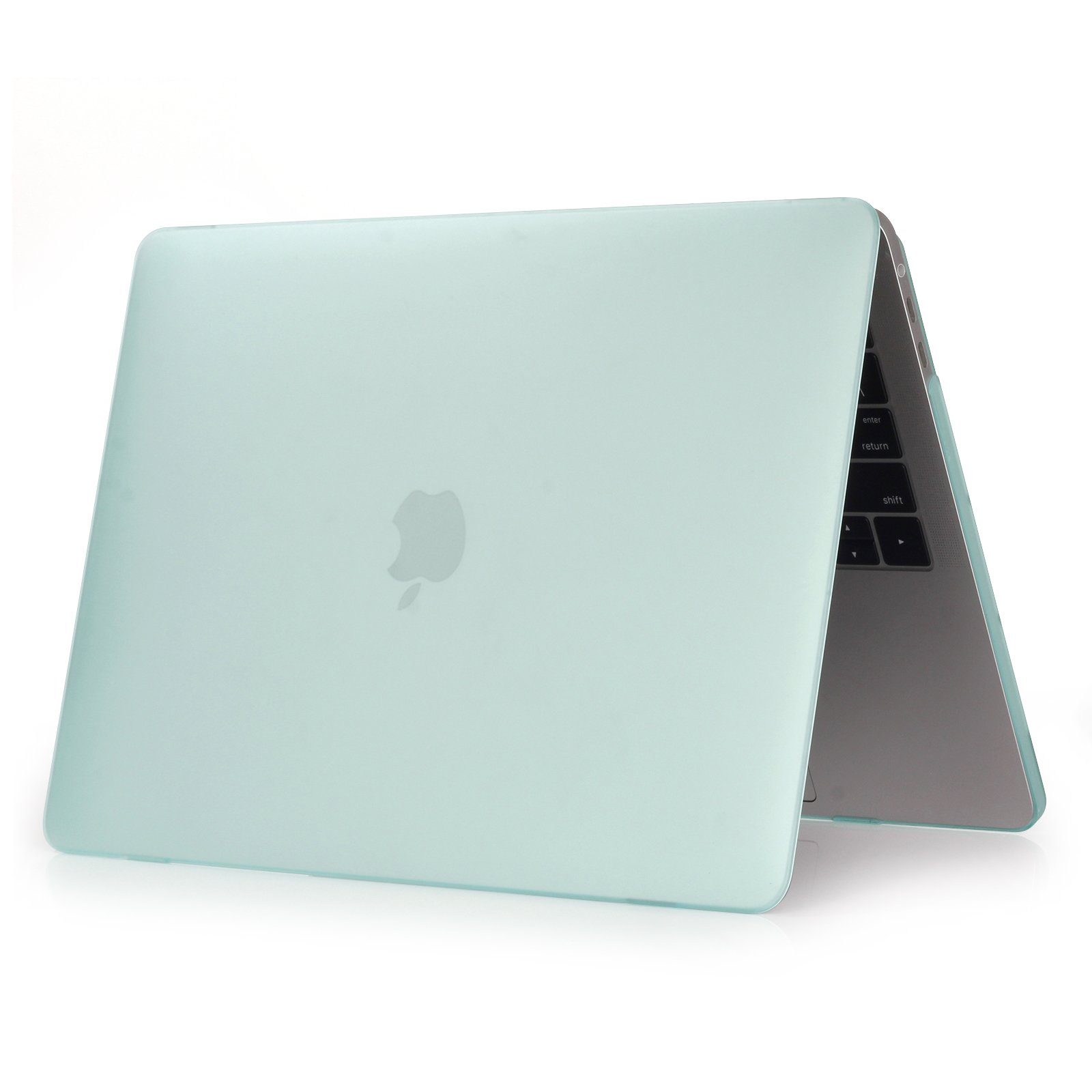 Se7enline Hard Shell Protective Case for MacBook Pro 15-inch with Touch Bar (A1707/A1990 2016-2018 Models) - Aqua Green Keyboard Cover | Shockproof Lightweight Laptop Cover for Work, Travel & School