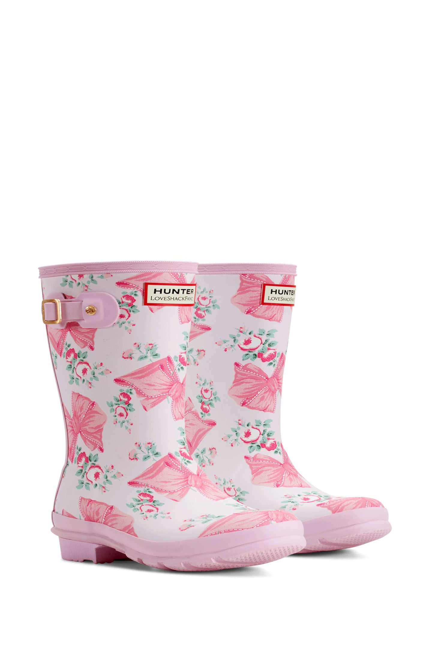 Hunter x LoveShackFancy Original Rain Boots for Big Kids - Waterproof Garden & Play Boots for Girls Outdoor Adventures