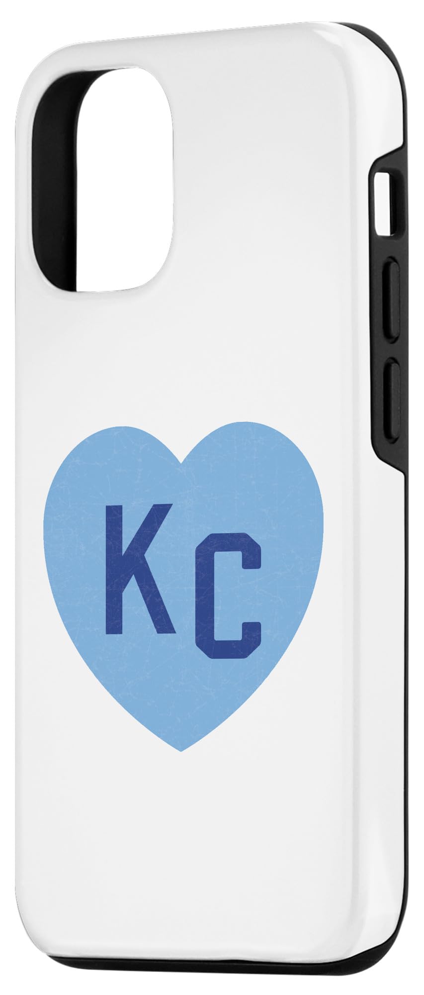 iPhone 12/12 Pro Case - Kansas City KC Heart Royal Blue Protective Phone Cover | Stylish & Durable Design for Apple iPhone 12 Series | Perfect for Daily Use, Travel & Showcasing Local Pride