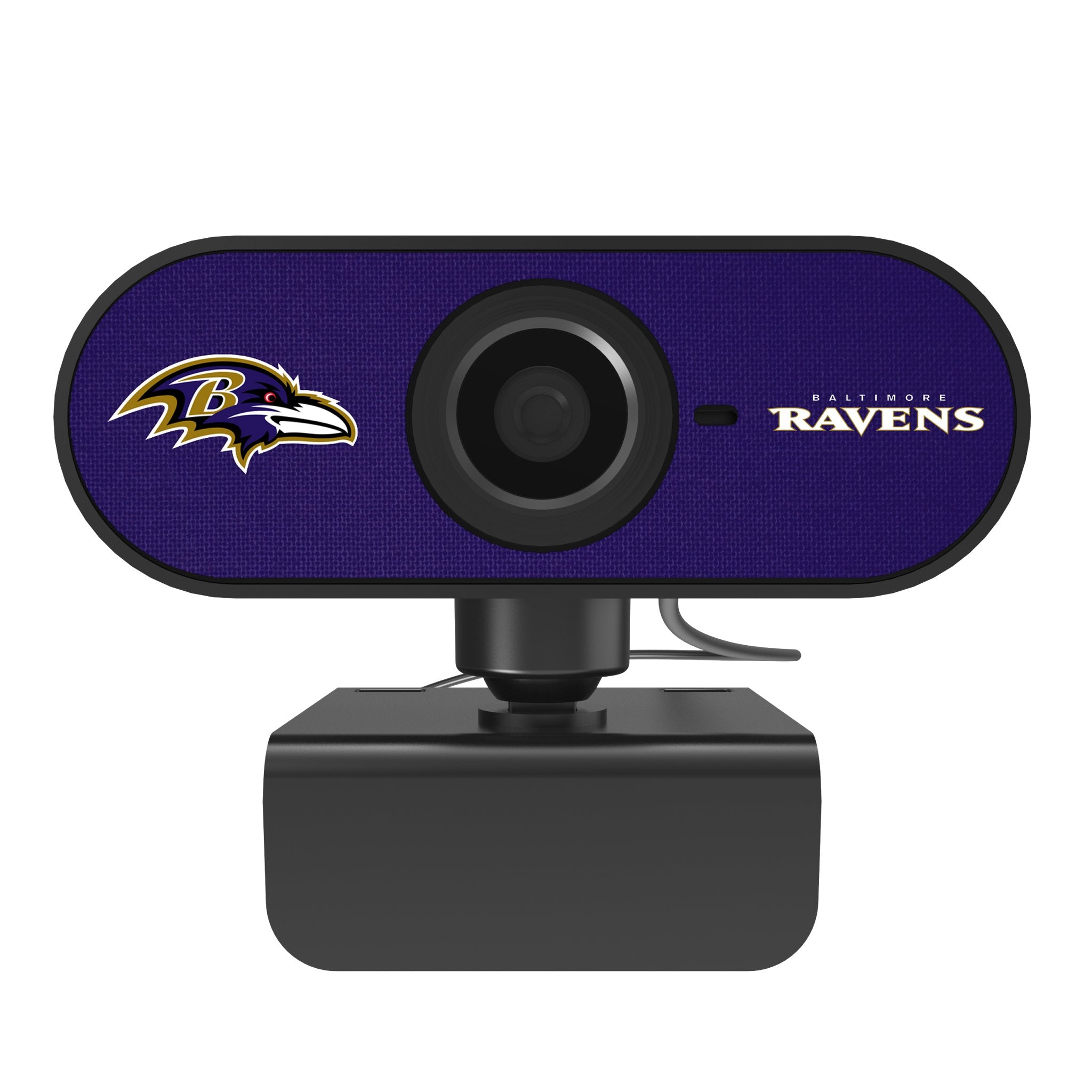 Baltimore Ravens NFL Team Logo HD Webcam with Microphone - Perfect for Video Calls, Gaming & Live Streaming