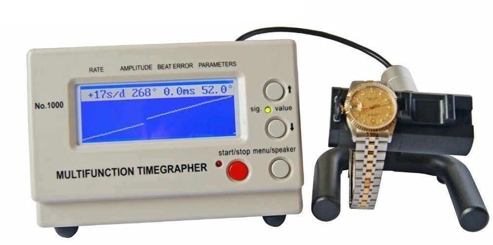Precision CJC No.1000 Mechanical Watch Timegrapher - Professional Watch Timing Tester for Accuracy Measurement - Perfect for Watchmakers, Repair Shops & Collectors