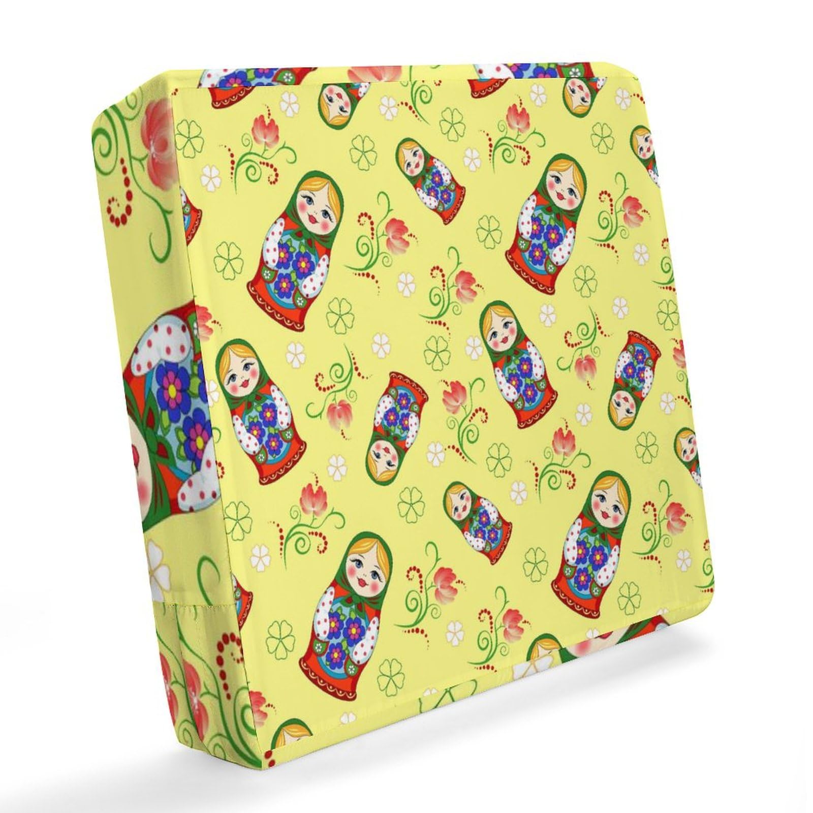 Russian Nesting Doll Printed Sofa Cushion Covers - Washable Slipcovers for Living Room Decor, Home Decor & Gift Ideas