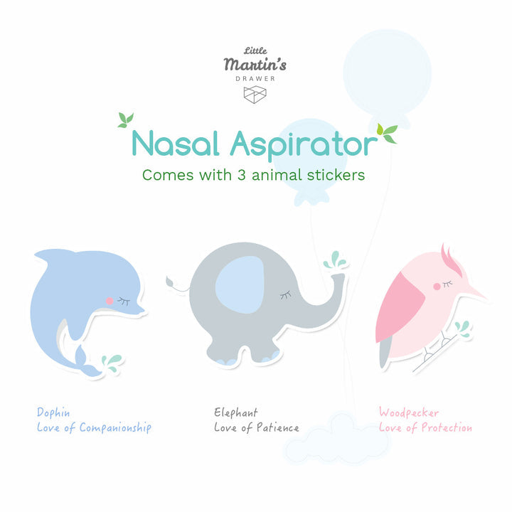 Little Martin's Baby Electric Nasal Aspirator - Safe & Quiet Newborn Nasal Suction for Congestion Relief | Perfect for Infants & Toddlers at Home or Travel