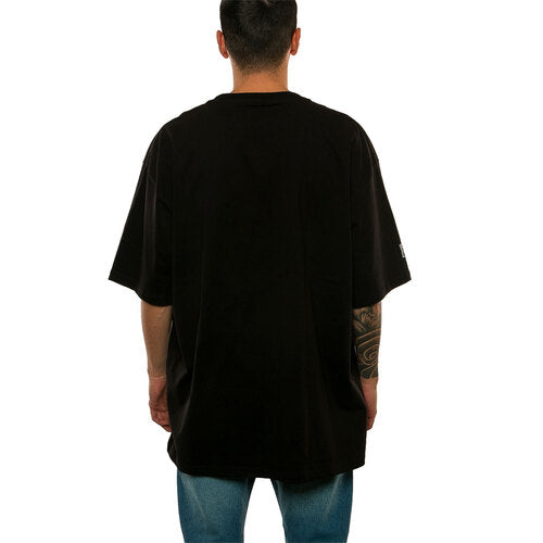 Remera Vision Long Fit Classic Black T-Shirt for Men - Comfortable Slim Fit Casual Wear for Everyday Outfits and Layering