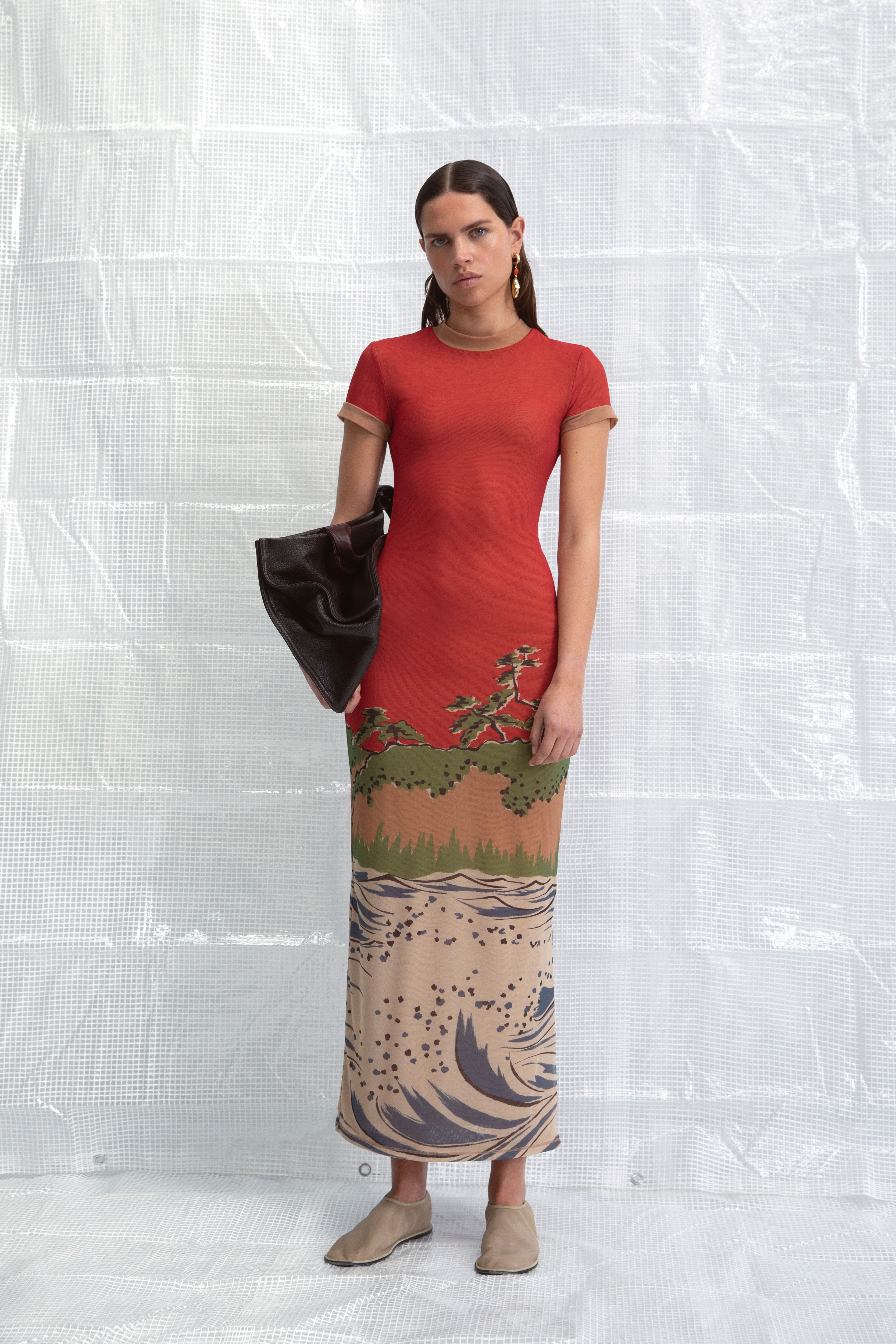 Stylish Redwood Tee Dress for Women - Soft Cotton Comfort Fit Casual Summer Dress - Perfect for Outings, Beach Trips, and Everyday Wear