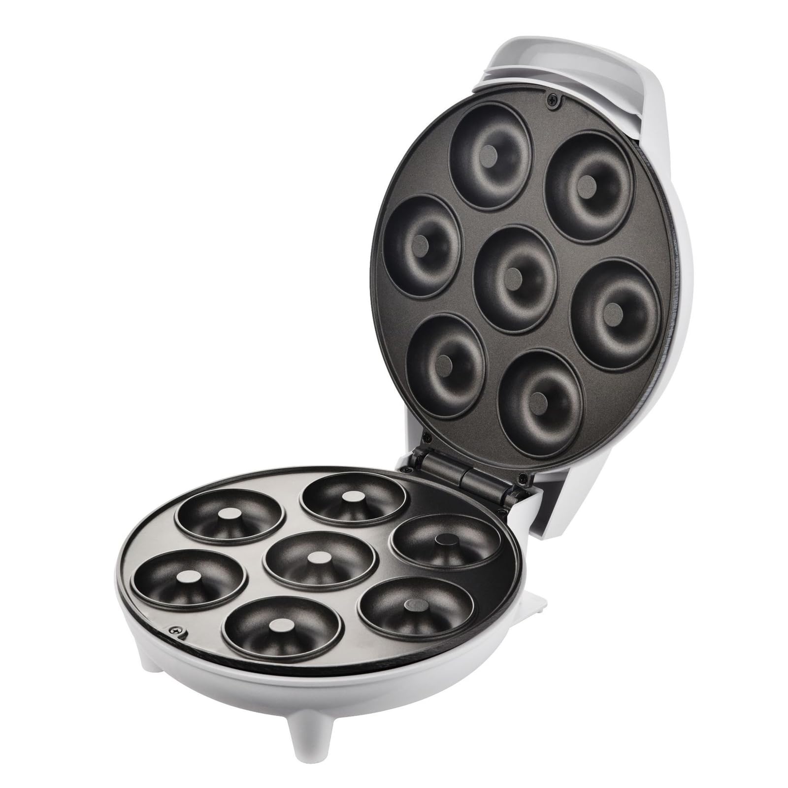 Mini Donut Maker Machine - Non-Stick 7 Donut Maker for Kids Breakfast, Homemade Snacks & Desserts | Perfect for Home Baking, Parties, Travel & Gifts