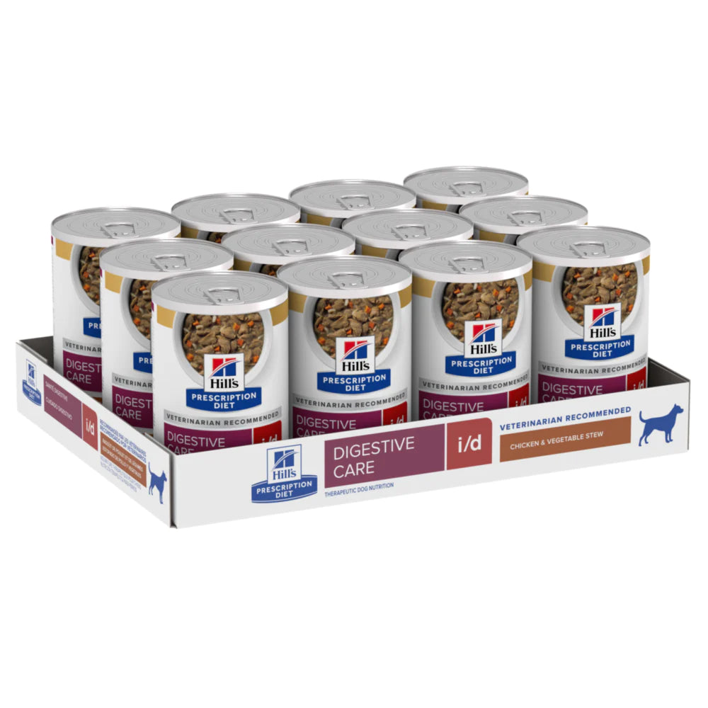 Hill's Science Diet Canine I/D Chicken & Vegetable Stew - Digestive Care Wet Dog Food for Sensitive Stomachs | Perfect for Post-Surgery Recovery & Digestive Upset Relief