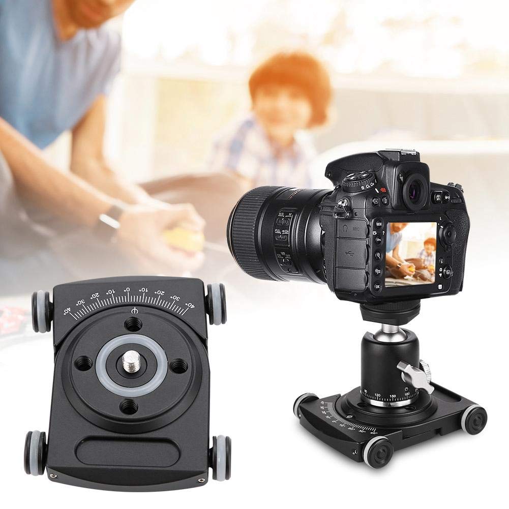 Acouto Tabletop Camera Slider - Smooth Trackless Video Rail for DSLR & Film Cameras - Perfect for Product Shoots, Vlogging & Studio Photography