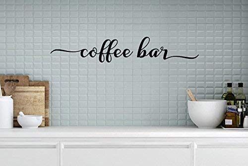 Coffee Bar Vinyl Decal - Kitchen & Wall Decor for Coffee Lovers