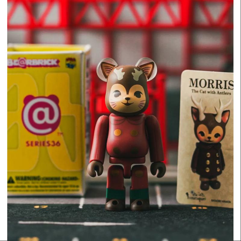 Bearbrick Series 36 Secret Morris 100% Collectible Art Toy - Limited Edition Vinyl Figure for Display & Investment - Perfect for Home Decor, Office Collection, and Anime Enthusiasts