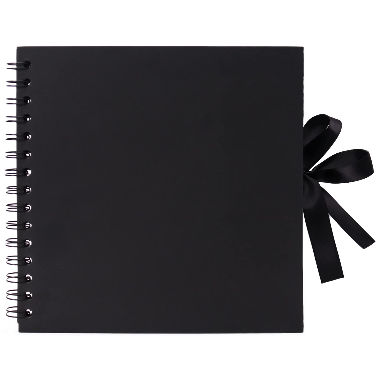 Vienrose 8x8 Inch DIY Scrapbook Album - 40 Black Pages Hardcover Photo Book for Wedding, Birthday, Guest Book | Perfect for Memory Keeping, Gift Giving, and Special Events