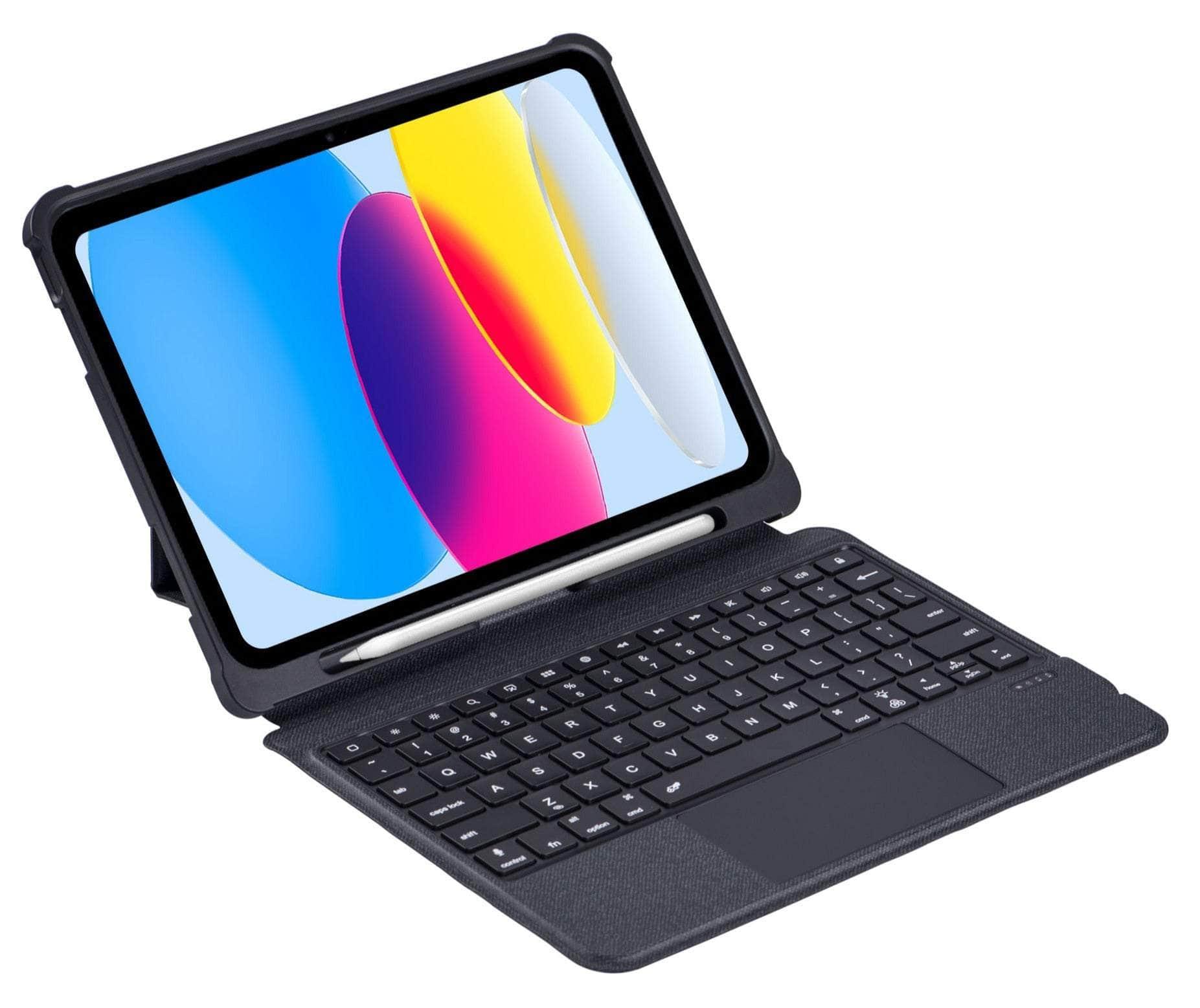 Wireless Magic Keyboard for iPad 10 (2022 Model) - Protective Case with Stand | Perfect for Work, Study & Travel