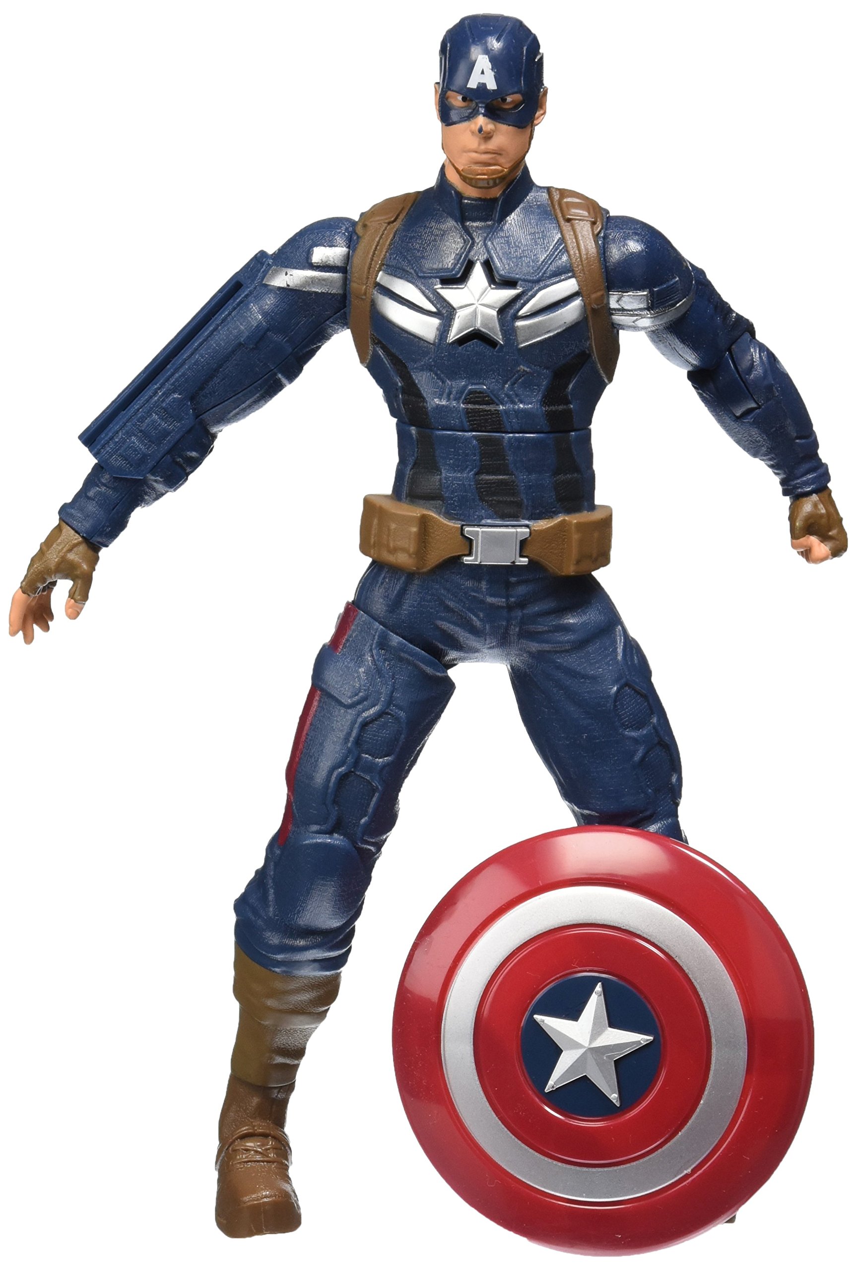 Captain America: The Winter Soldier Shield Storm 10-inch Electronic Action Figure with Light & Sound Effects - Perfect for Marvel Collectors, Kids' Birthday Gifts & Superhero Role Play