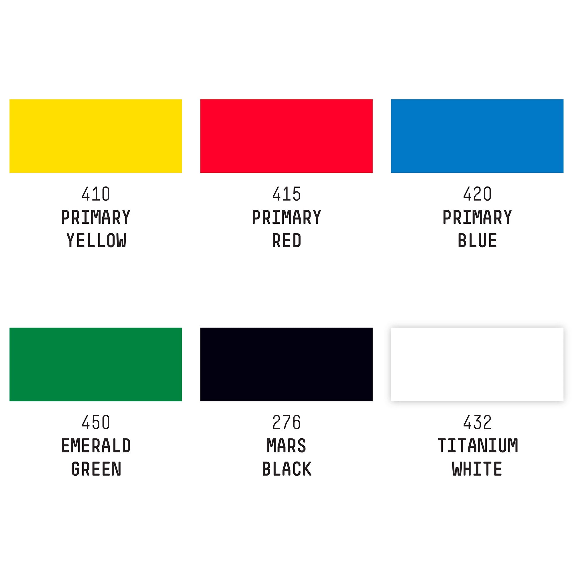 Acrylic Gouache Paint Set - 6 Primary Colors for Artists & Beginners | Perfect for Canvas Painting, Illustration & DIY Crafts