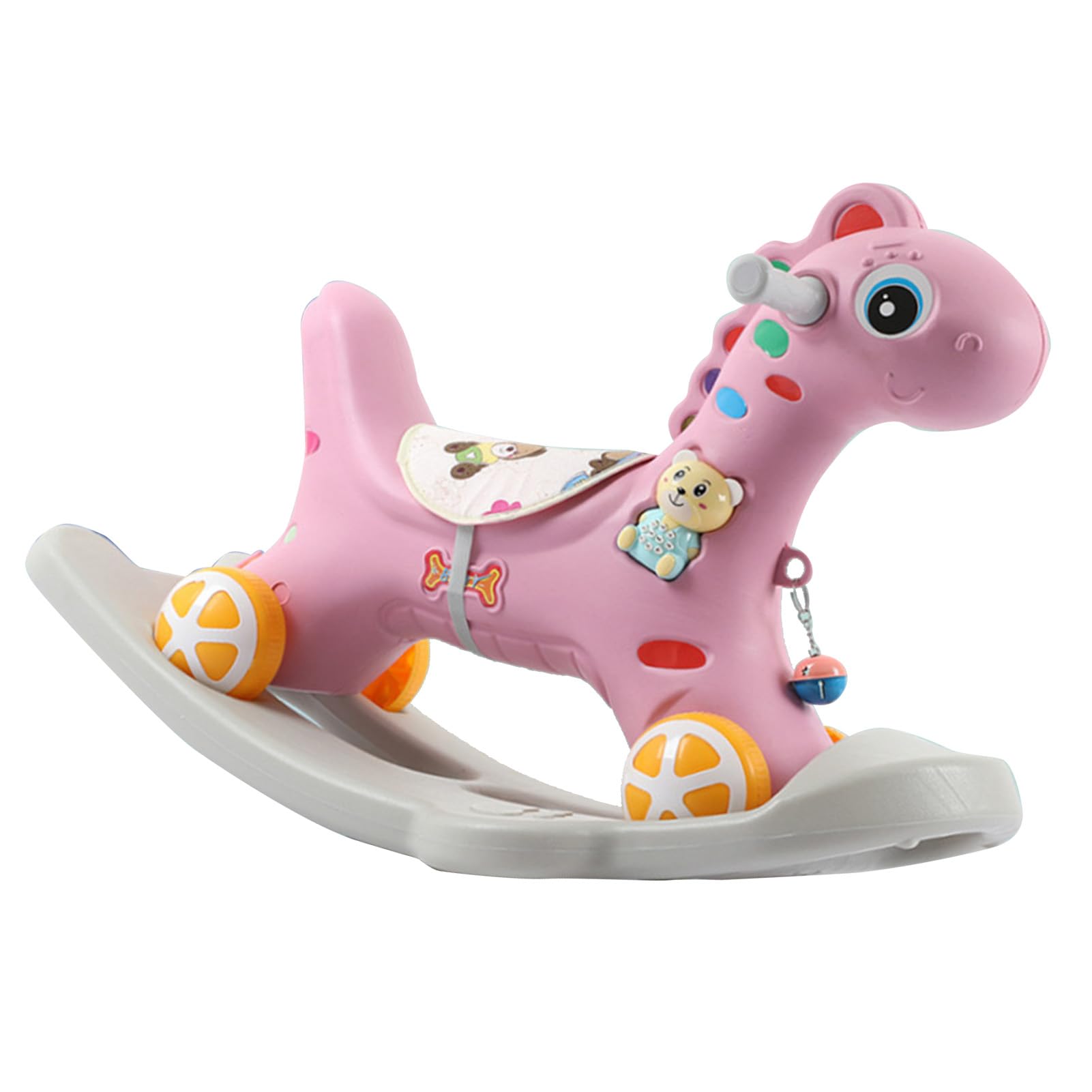 Best Rocking Horse for Kids - Multifunctional Slide & Twist Ride-On Toy with Safe Detachable Design - Perfect Indoor Play Toy for Toddlers Ages 3+ - Great for Playrooms, Daycares & Birthday Gifts