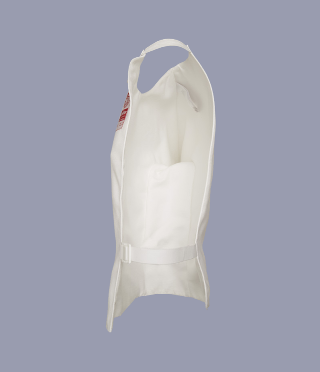Allstar FIE Men's Underplastron Ecoline 800N Fencing Chest Protector - Lightweight & Breathable for Competitive Fencing Tournaments & Training