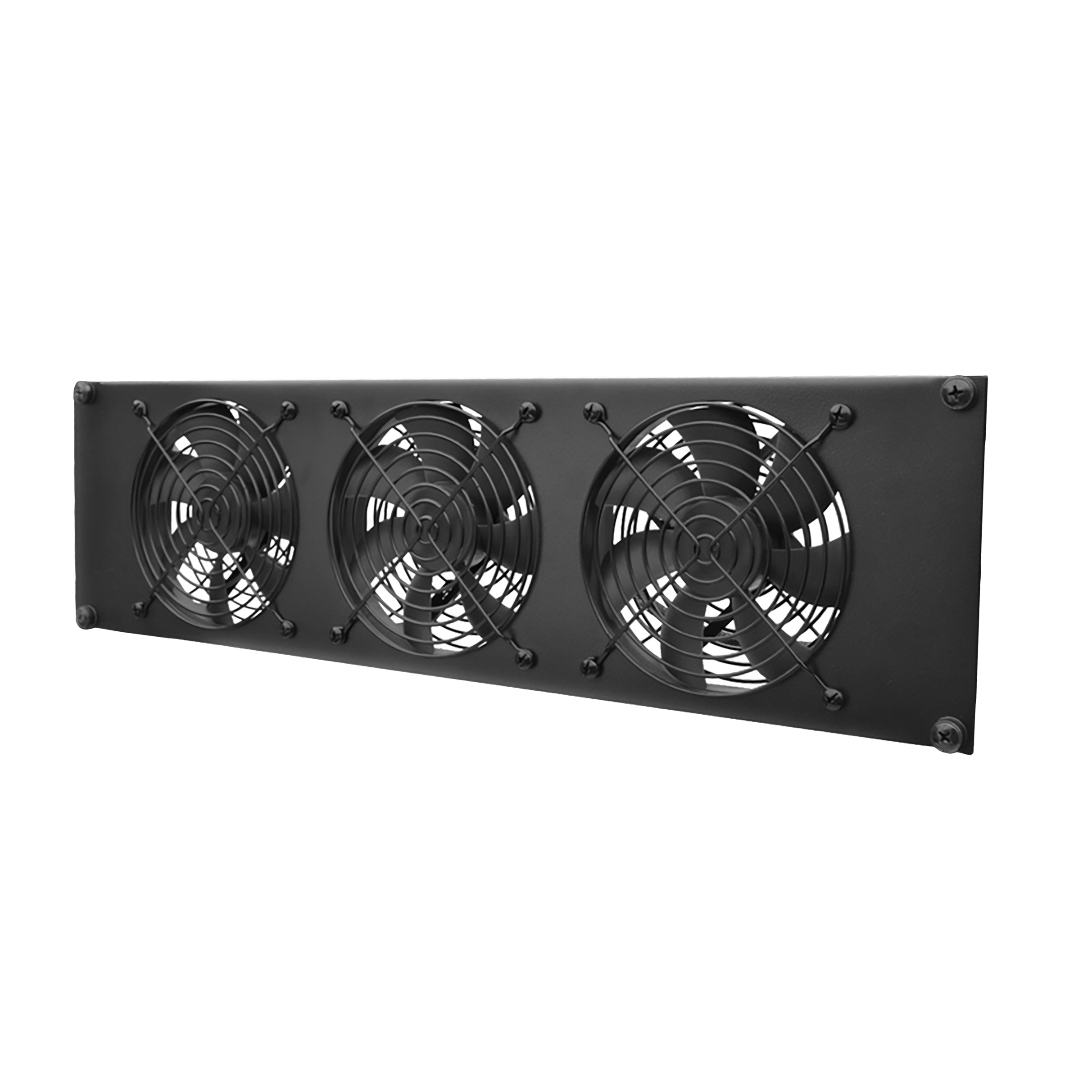 Coolerguys 3U Triple 120mm Fan Rackmount Cooling Kit - Low/Medium/High Speed Adjustable Fans for Server Cabinet & Network Equipment Cooling