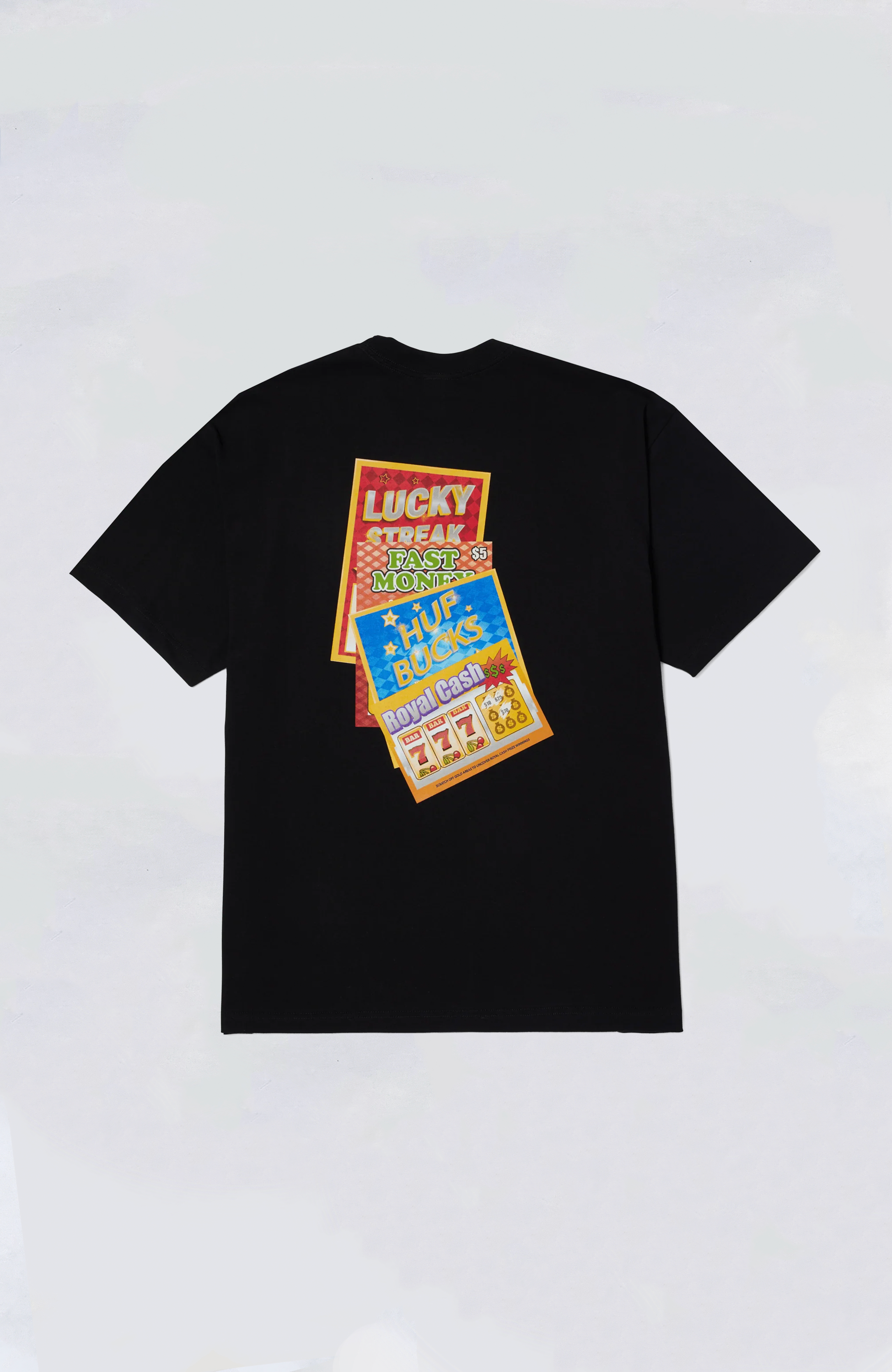 HUF Lucky Short Sleeve T-Shirt for Men & Women - Casual Streetwear Style for Everyday Wear, Skateboarding, and Urban Fashion