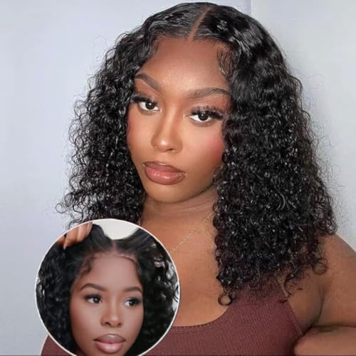 4x4 curly bob wig