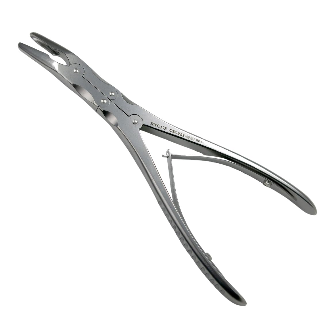 Osung RNG178 Bone Rongeur Surgical Instrument - Beyer Double Action 178mm for Orthopedic & Neurosurgery Procedures
