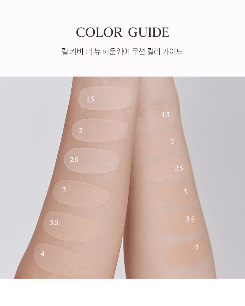 CLIO Kill Cover The New Founwear Cushion & Refill - Long Lasting Matte Finish Foundation Cushion for Flawless Coverage | Perfect for Daily Makeup & Touch-Ups On The Go