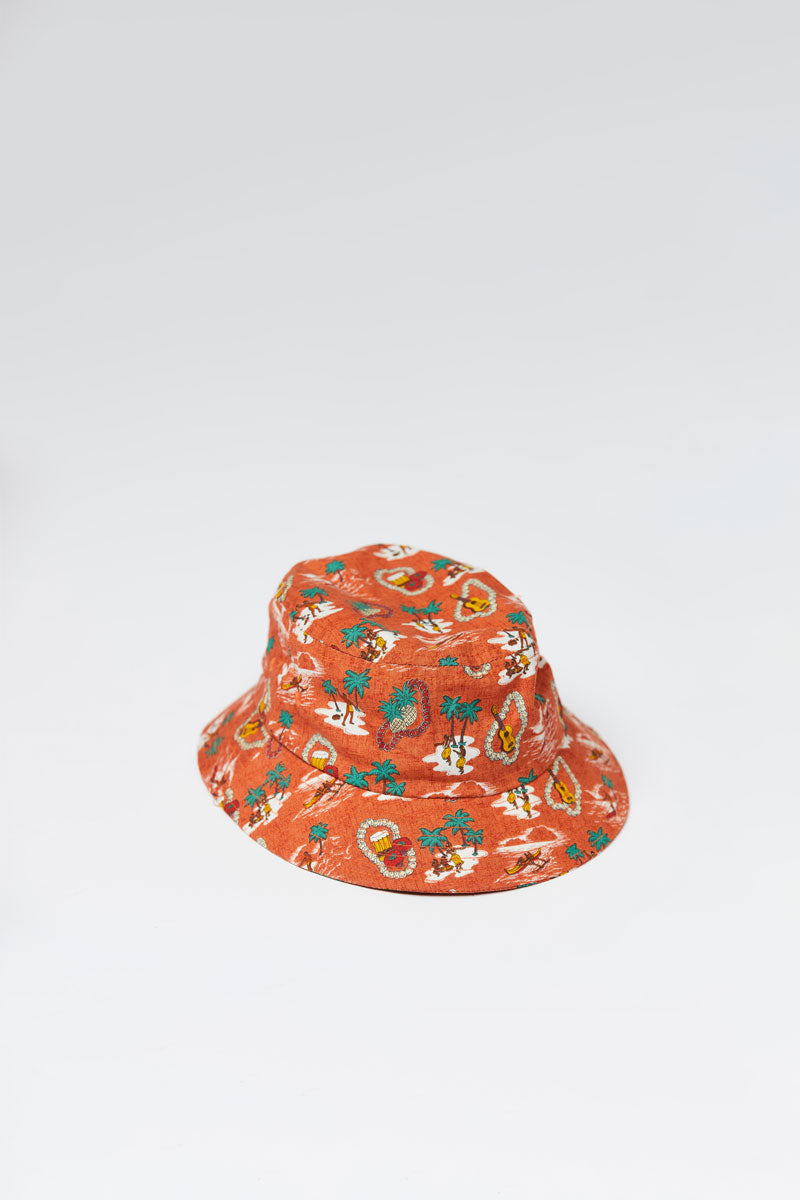 Lite Year Hawaiian Bucket Hat - Summer Beach Sun Protection Hat for Men & Women | Tropical Floral Print, Lightweight & Breathable | Perfect for Beach Vacations, Pool Parties, and Outdoor Adventures