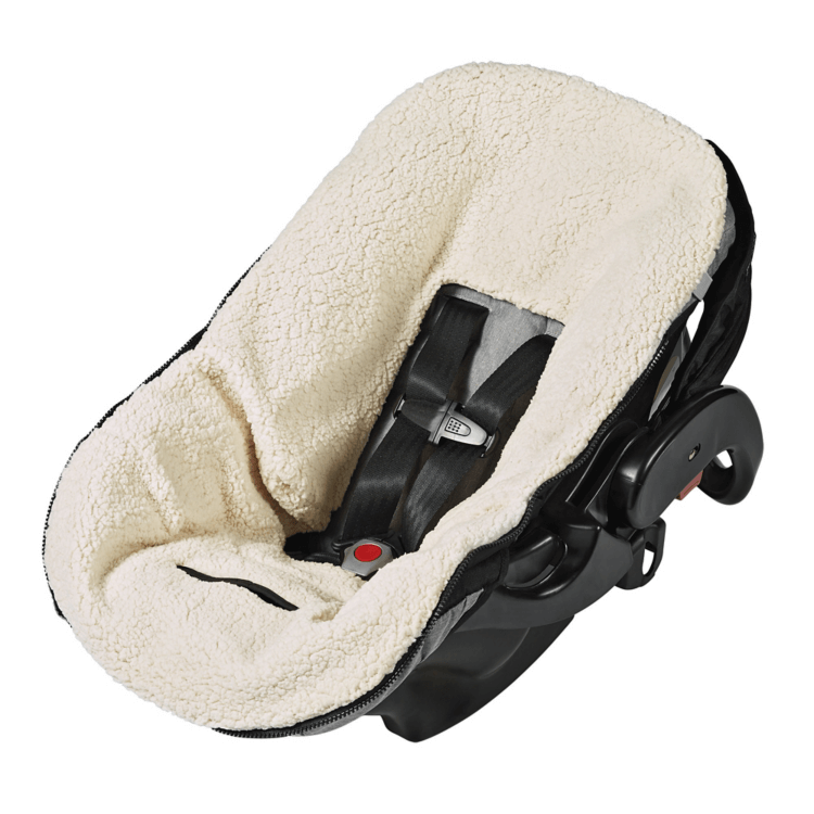 JJ Cole Urban Bundle Me Infant Car Seat Cover - Soft & Warm Winter Car Seat Liner for Babies - Perfect for Strollers, Car Seats, and Outdoor Adventures
