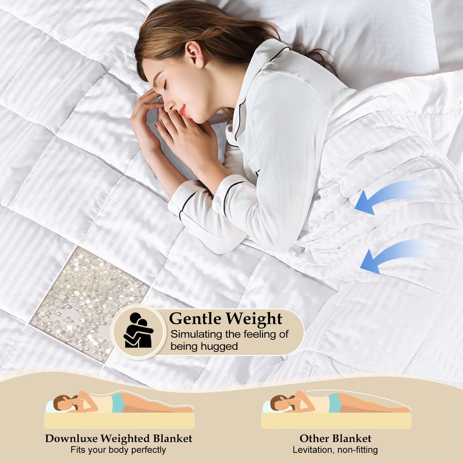 Premium 18 lb Weighted Blanket King Size (90
