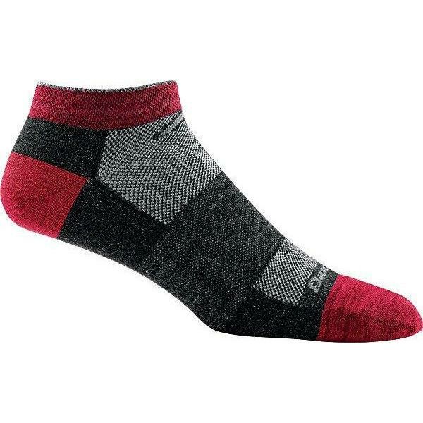DARN TOUGH 1437 No Show Lightweight Running Socks for Men - Breathable Cushioned Athletic Socks for Jogging, Gym & Everyday Wear