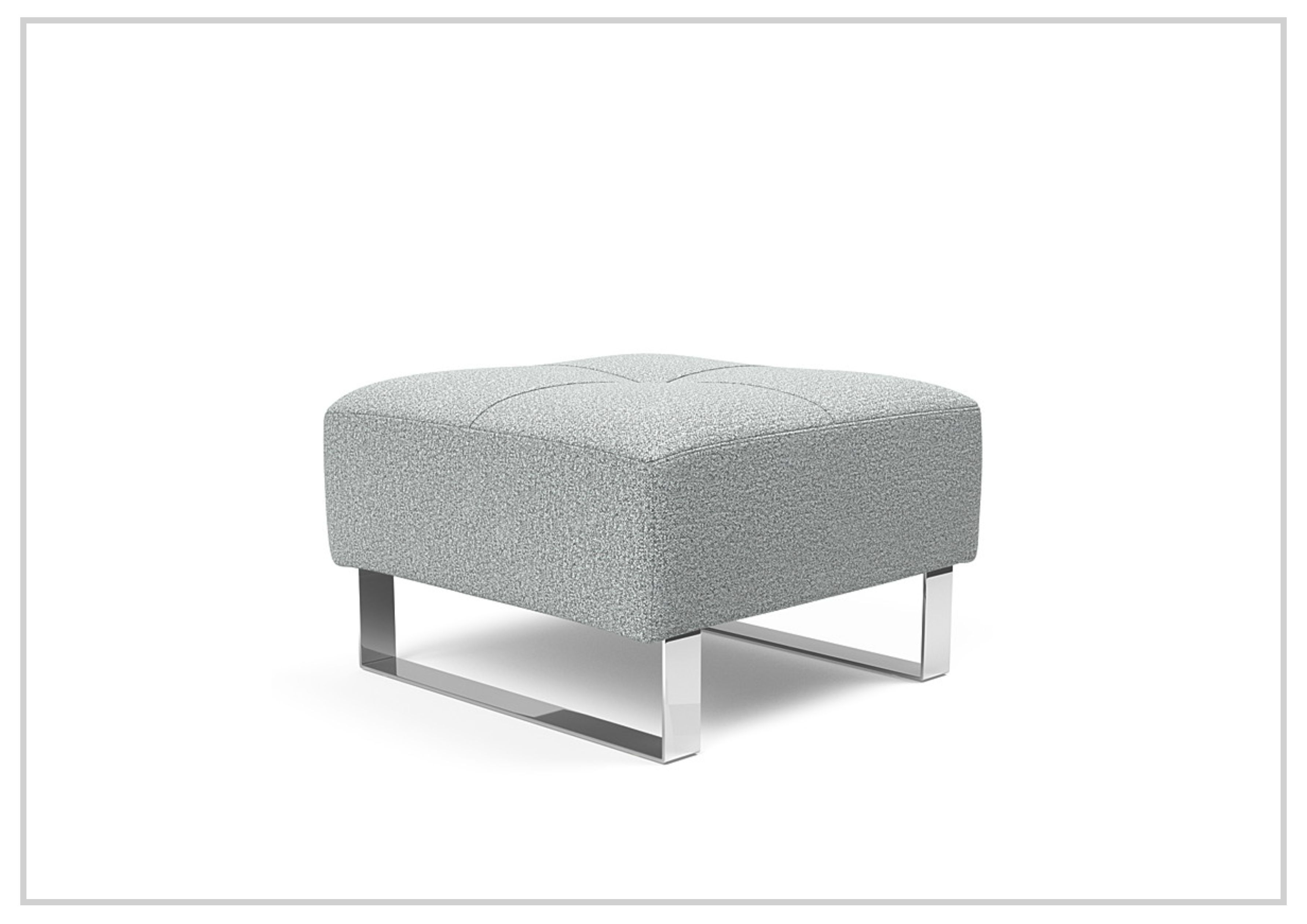 Innovation Living Supremax 2-Seater Fabric Sleeper Sofa with Ottoman - Convertible Sofa Bed for Small Spaces, Guest Room & Apartment Living