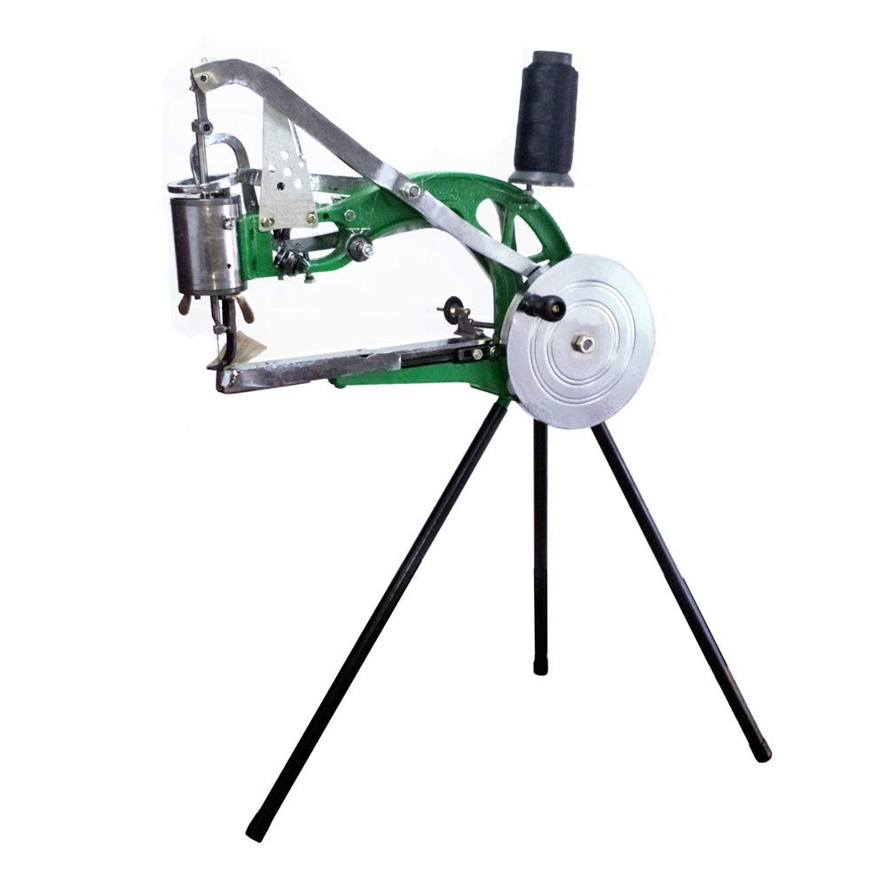 FQTANJU Manual Shoe Repair Sewing Machine - Heavy Duty Leather & Canvas Stitching Tool for Cobblers & DIY Shoe Fixing - Perfect for Boots, Bags, Belts & Upholstery Repairs at Home or Workshop