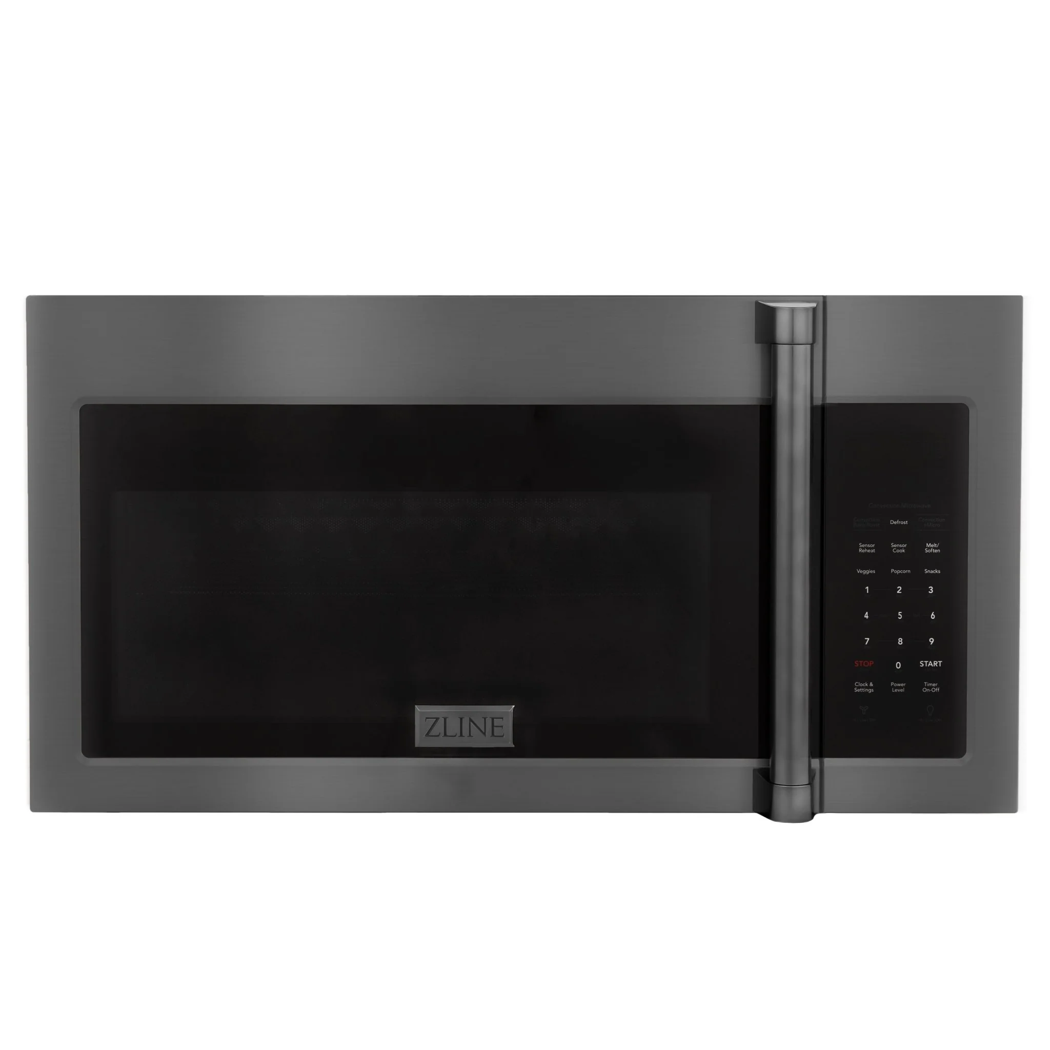 ZLINE Over the Range Convection Microwave Oven with Traditional Handle & Sensor Cooking - 1.6 cu.ft Stainless Steel Built-in Microwave for Kitchen, Perfect for Baking, Reheating & Quick Meals
