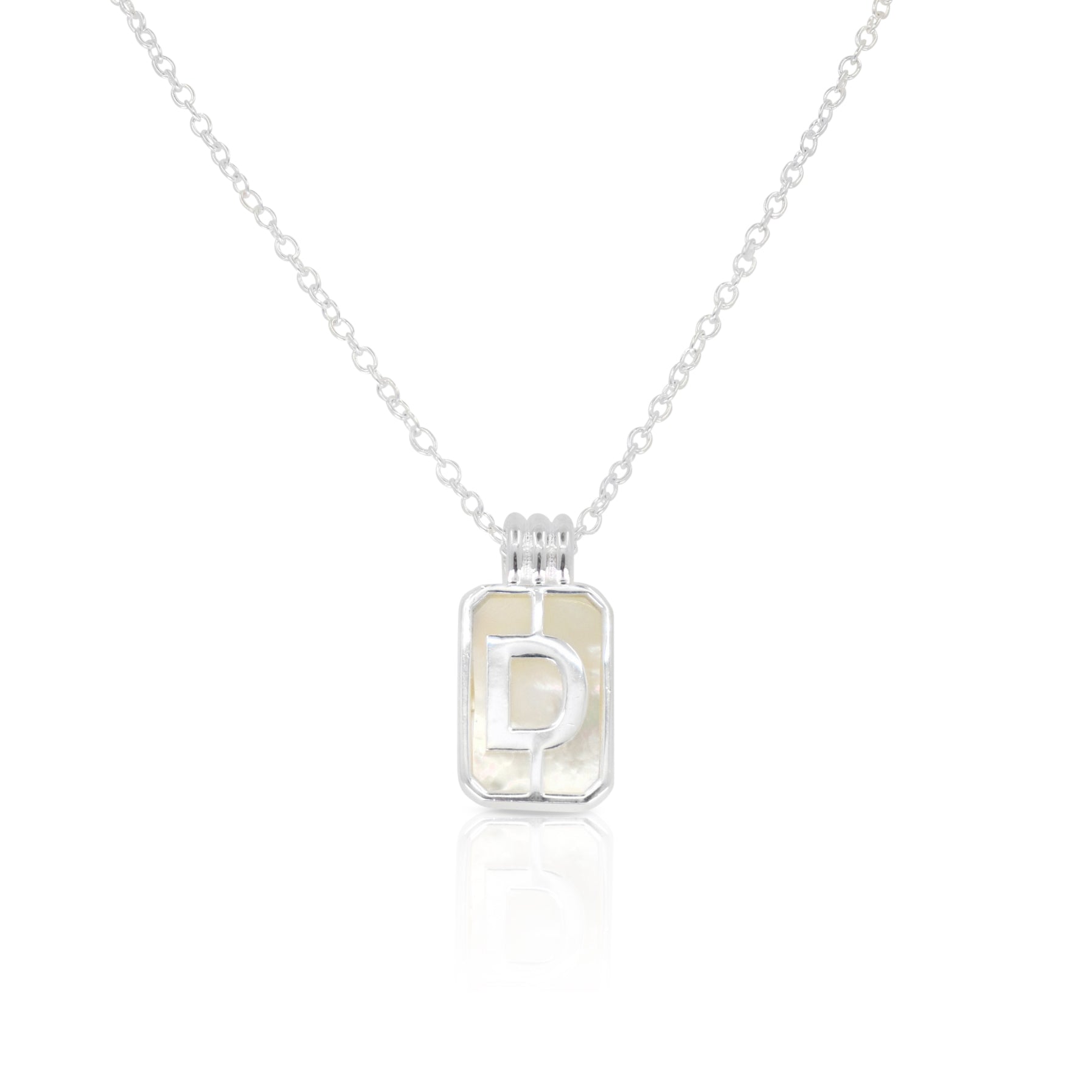 Initial A to Z Silver Necklace for Women - Personalized Alphabet Pendant Jewelry Gift for Her - Perfect for Birthdays, Anniversaries & Everyday Wear