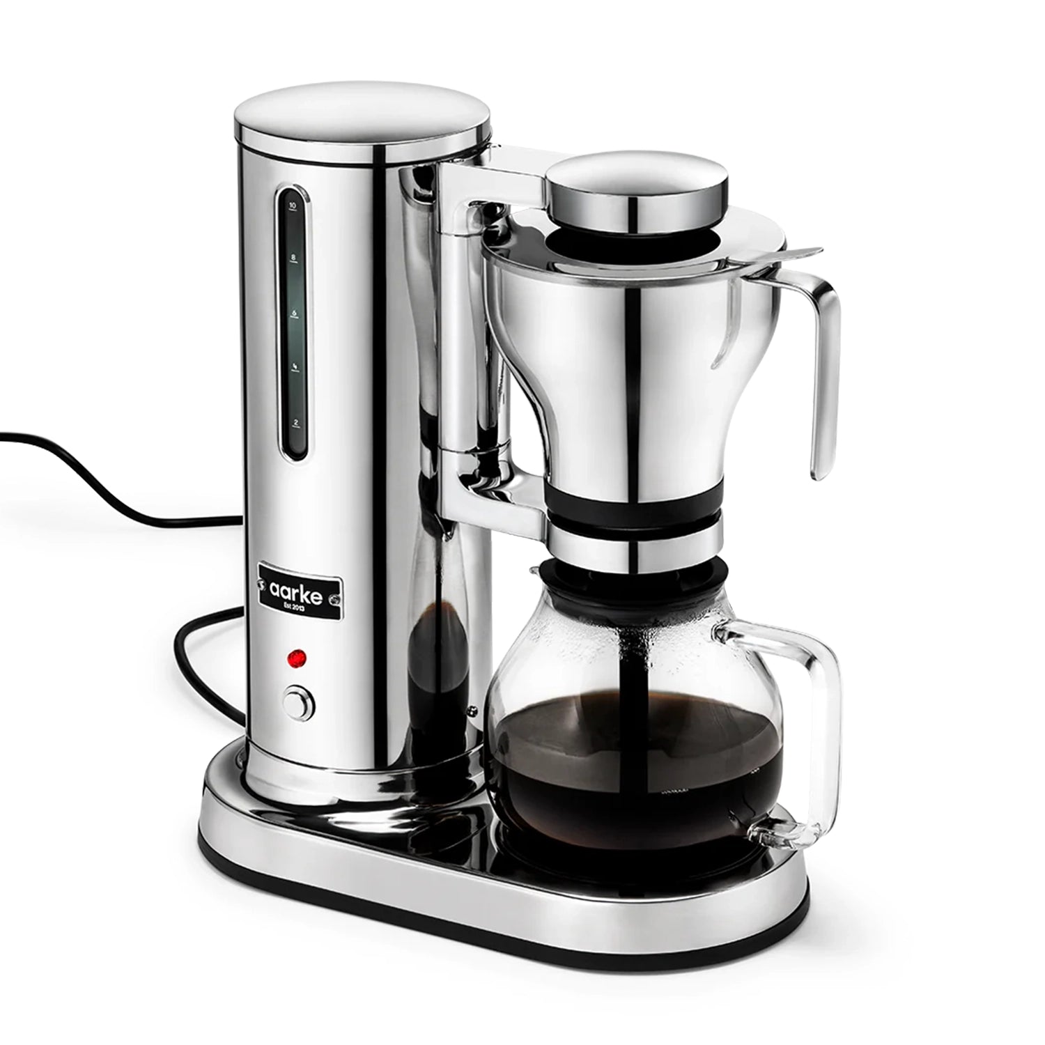 Aarke A1306 Premium Stainless Steel Electric Drip Coffee Maker - Fast Brewing for Home, Office & Kitchen Use