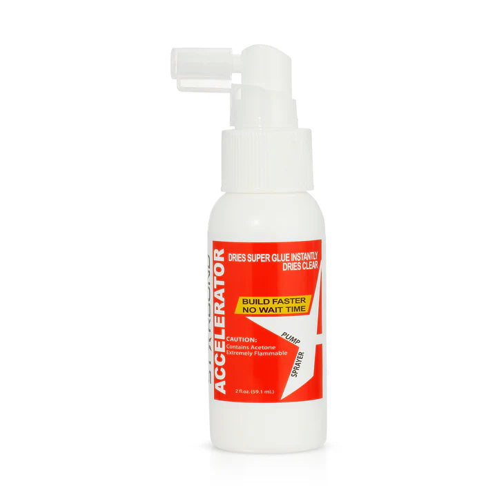 2oz Accelerator Pump Spray - Fast-Acting Hair Styling & Volumizing Spray for Men & Women - Perfect for Salon, Home Use & Travel