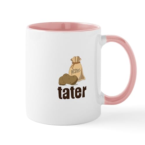 White/Pink Inside - Potatoes Tater Mugs