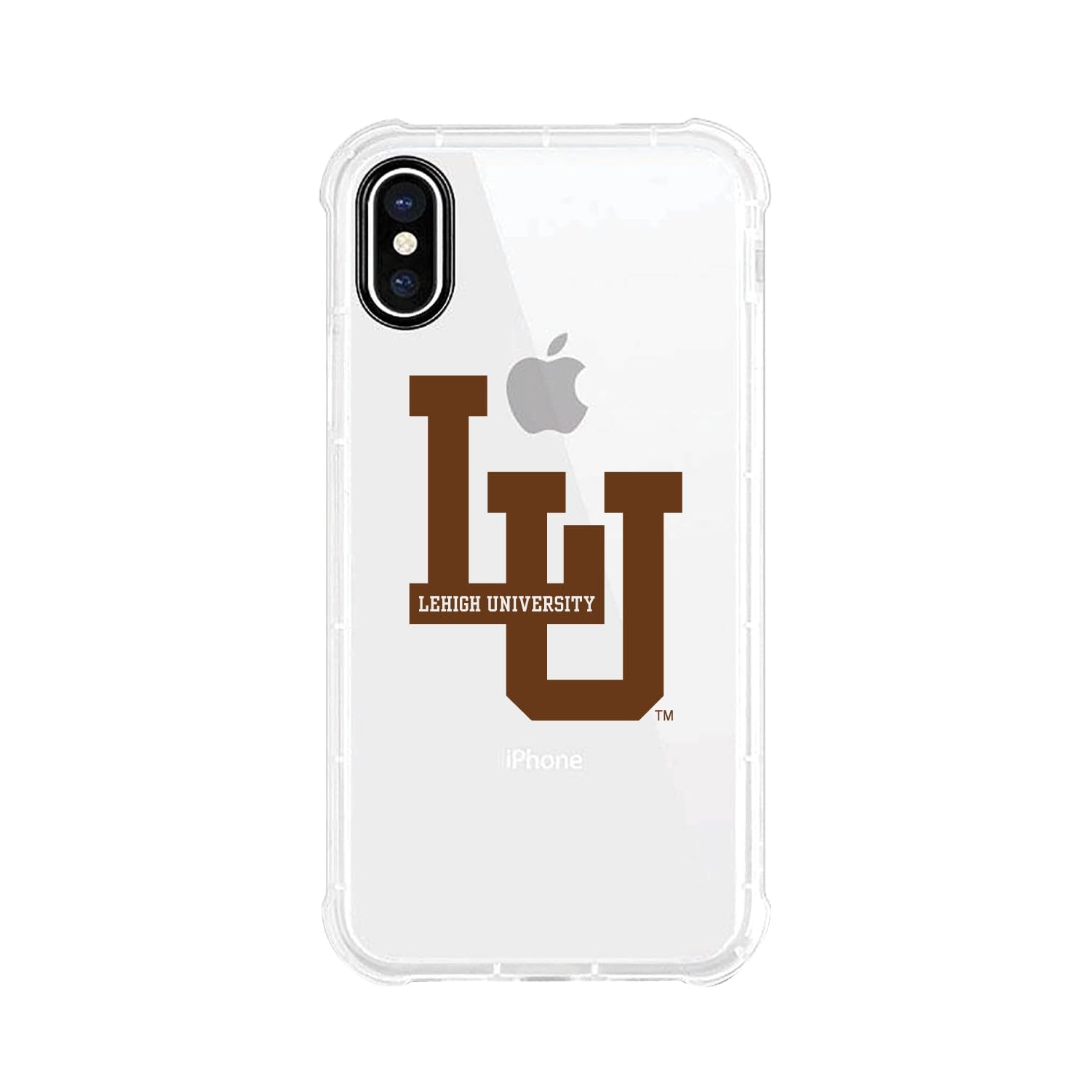 OTM Essentials Rugged Phone Case for iPhone 13 Pro Max - Shockproof Protective Cover with Reinforced Edges in Classic White | Perfect for Lehigh University Students & Outdoor Activities