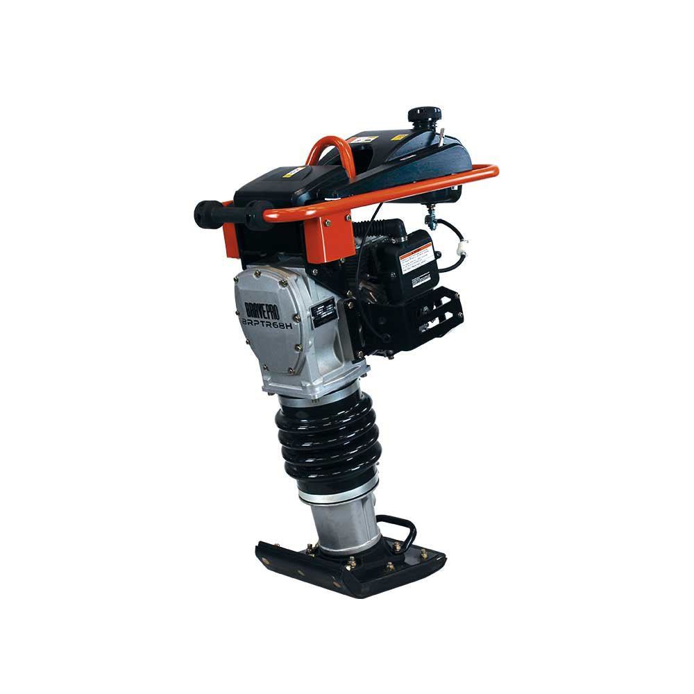 Brave Tamping Rammer 12.8 kN with Honda GX100 Engine - Heavy Duty Compaction Equipment for Soil & Asphalt in Construction Projects