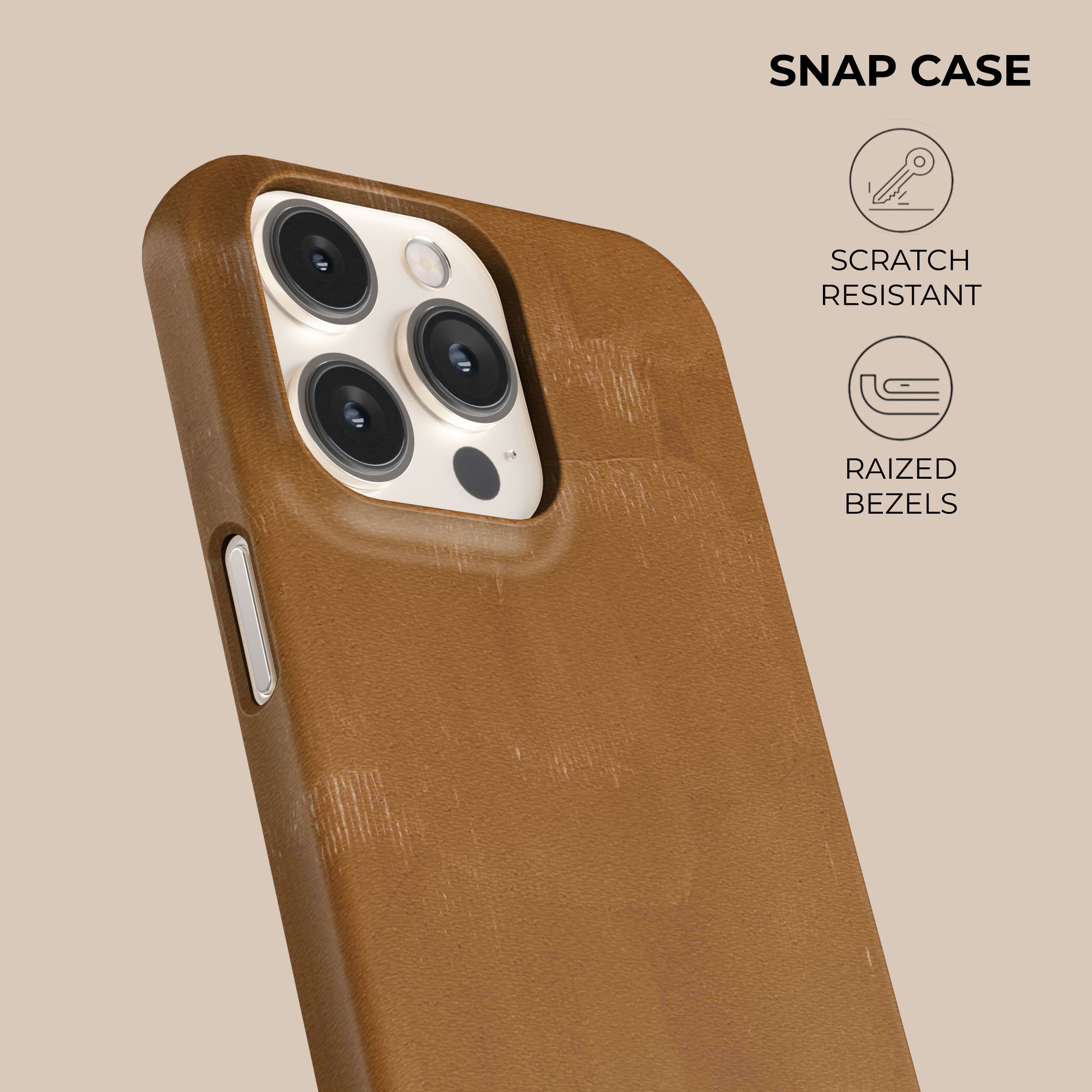 Brown Reign Phone Case - Durable & Stylish Protective Cover for iPhone & Android | Perfect for Everyday Use, Travel & Outdoor Activities
