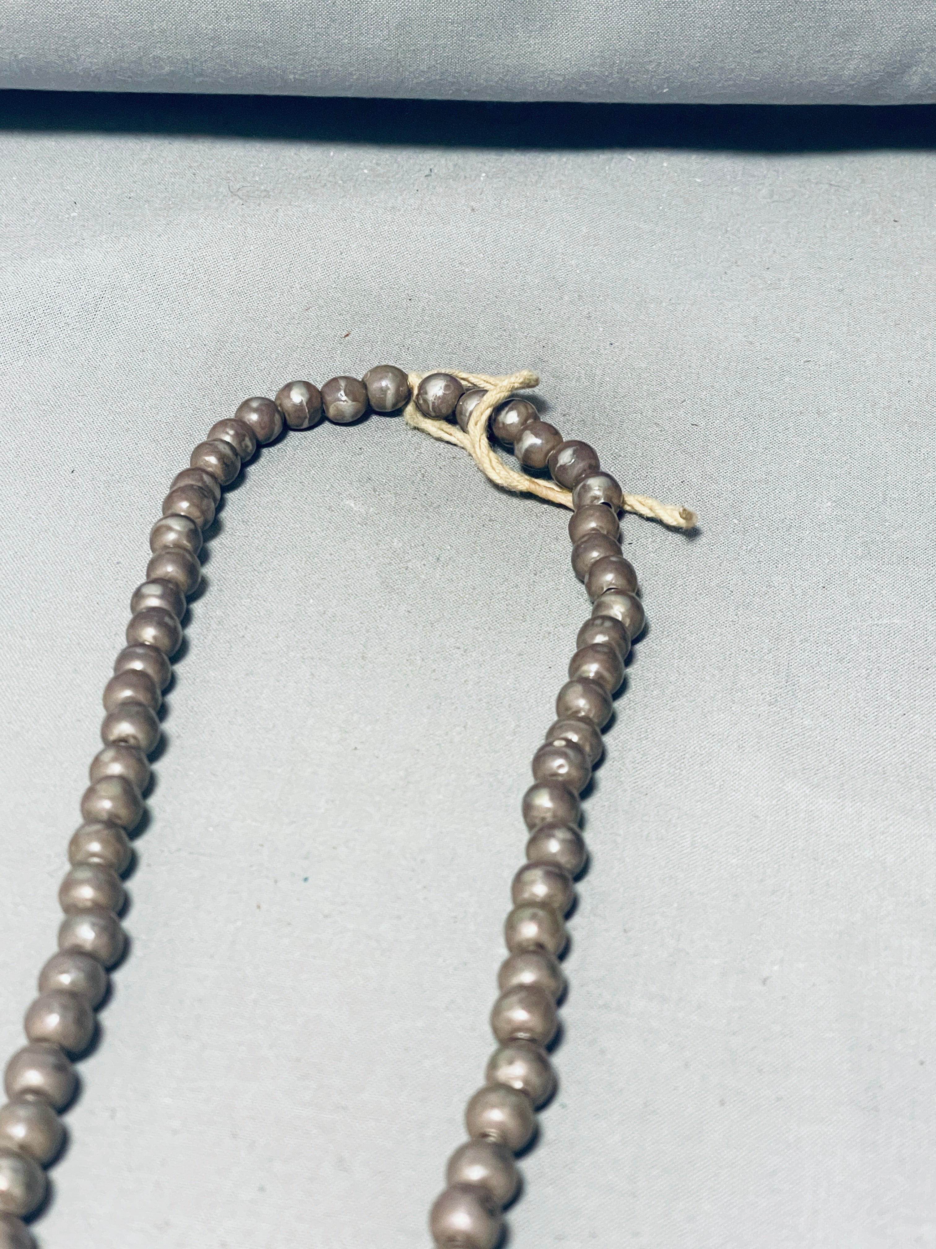 1920s Vintage Native American Navajo Turquoise Coin Silver Openwork Necklace - Authentic Southwest Jewelry for Boho Fashion & Special Occasions