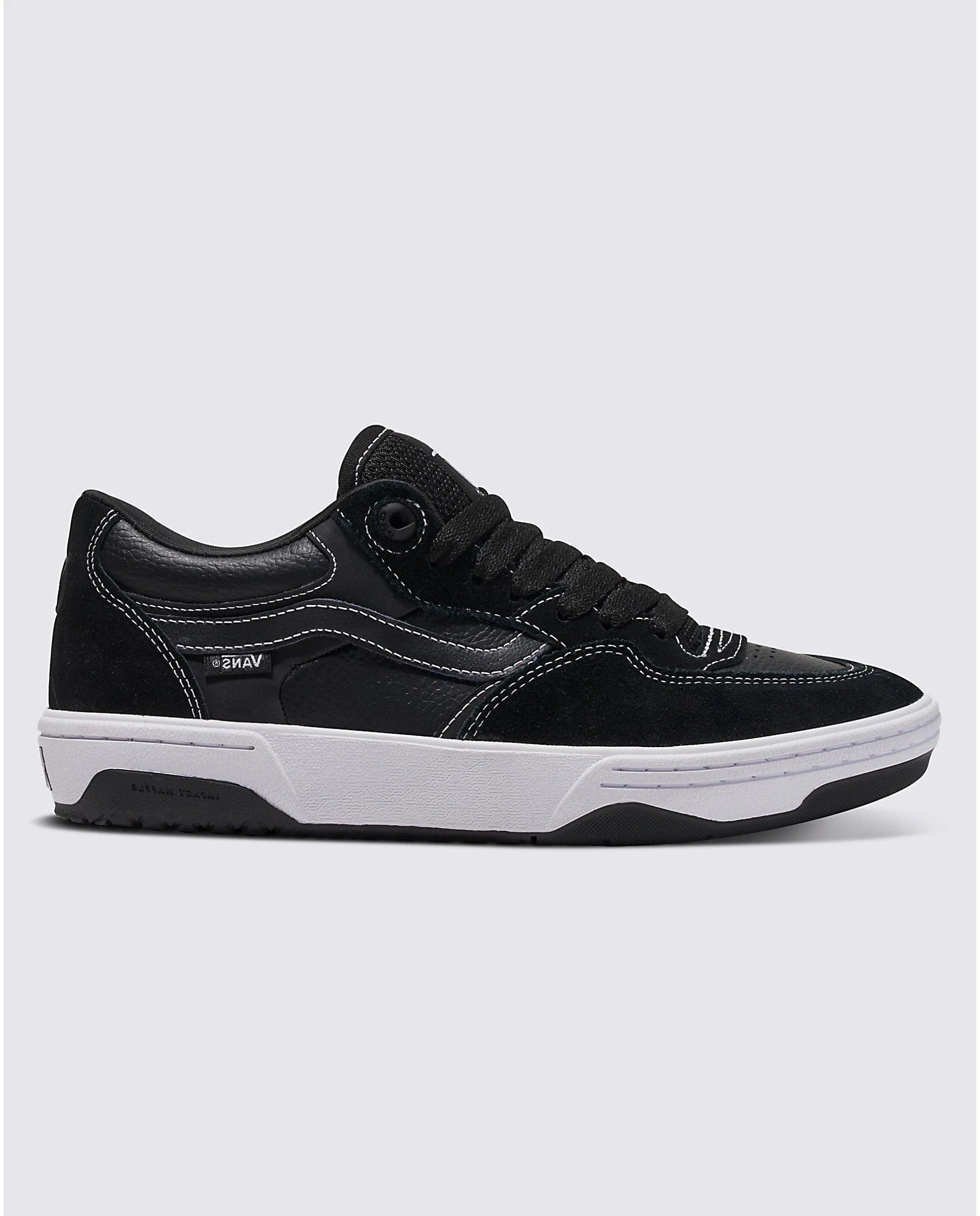 Vans Rowan 2 Pro Skate Shoes for Men & Women - Black/White | High-Performance Skateboarding Sneakers with Cushioning & Durability | Perfect for Street Skating, Park Riding & Casual Wear