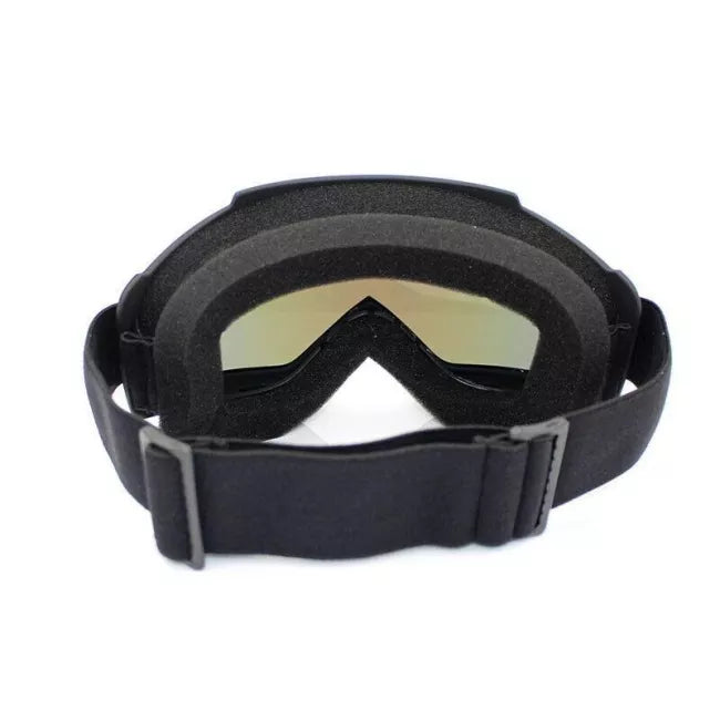 Anti-Fog Harley Motocross Goggles with Tactical Mask - Dirt Bike, ATV & Motorcycle Riding Gear for Eye Protection & Clear Vision