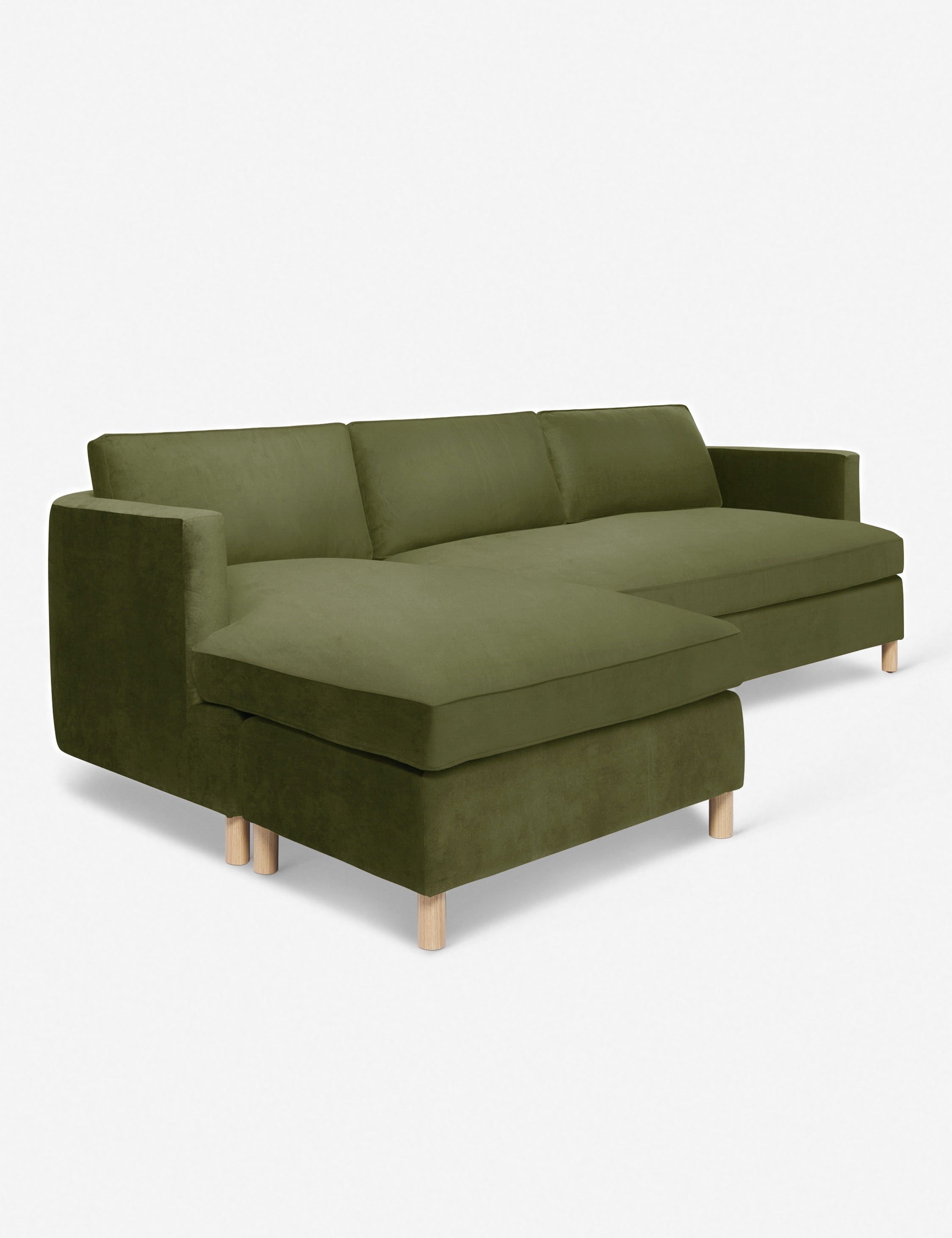 Belton Sectional Sofa by Ginny Macdonald - Modern L-Shaped Couch for Living Room, Family Room & Home Theater | Comfortable Fabric Upholstery with Reversible Chaise