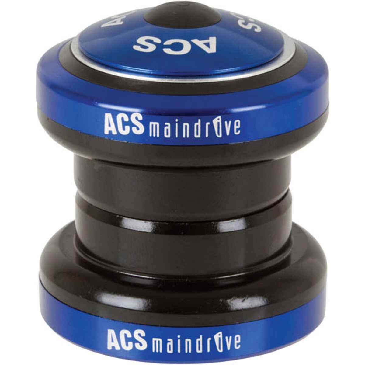 ACS Headset - 1 1/8'' External Maindrive Bicycle Headset in Blue | Durable Bike Headset for Road Bikes, Mountain Bikes & BMX | Perfect for Cycling Enthusiasts & Professional Riders